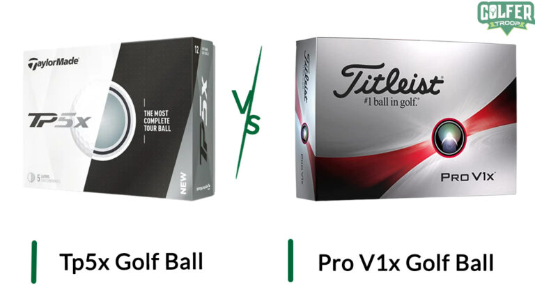 Taylormade TP5X Vs. Titleist Pro V1X | Golf Ball Comparison
