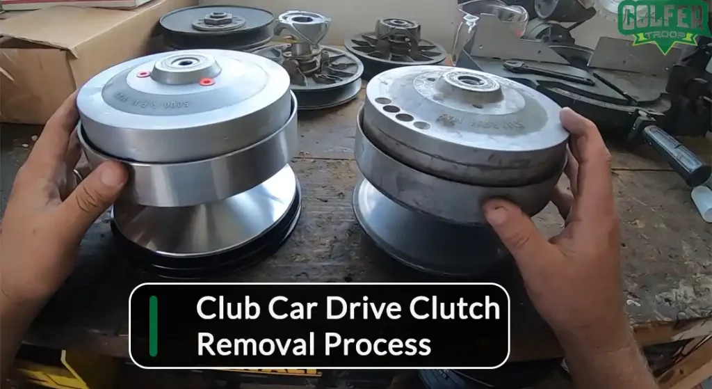 Club Car Drive Clutch Removal Process