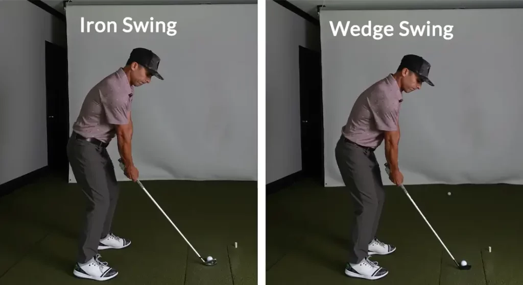 Wedge Swing vs Iron Swing