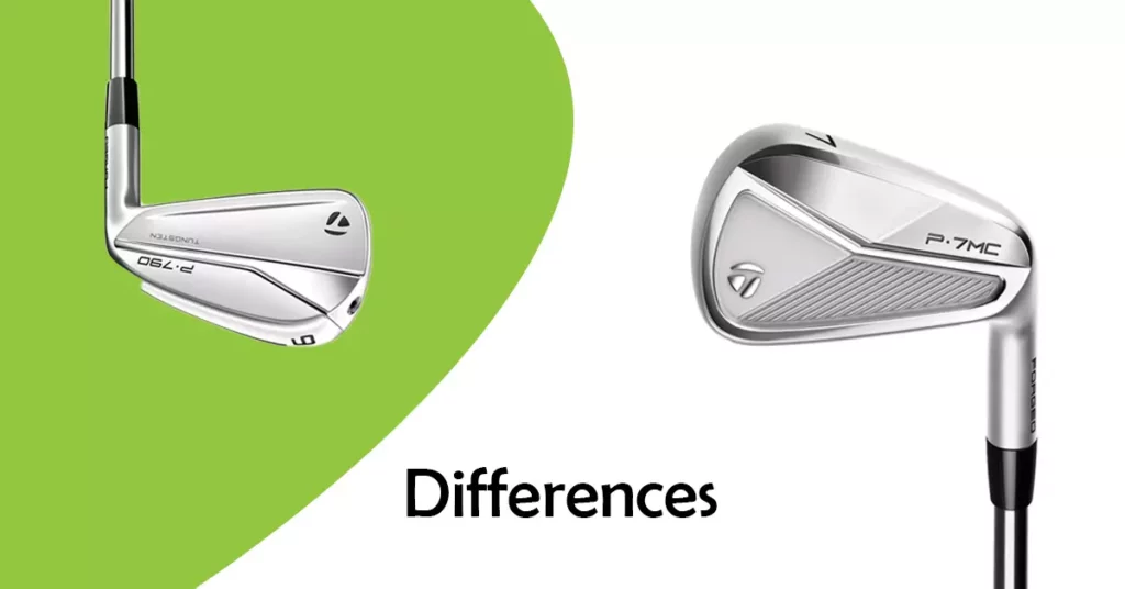 What Are The Differences Between TaylorMade P790 and P7MC Irons